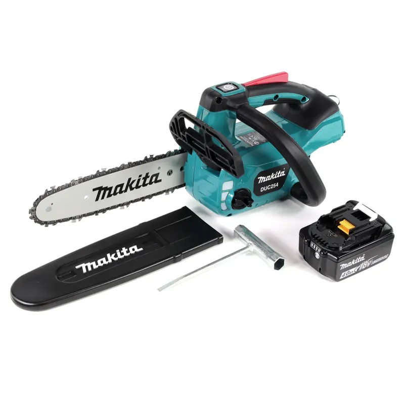 Echt Makita DUC 254 M1 Akku Kettensäge 18 V 25 cm Brushless + 1x Akku 4,0 Ah - ohne Ladegerät
