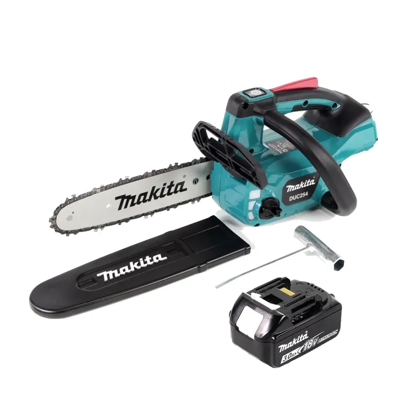 Rabatt Makita DUC 254 F1 Akku Kettensäge 18 V 25 cm Brushless + 1x Akku 3,0 Ah - ohne Ladegerät