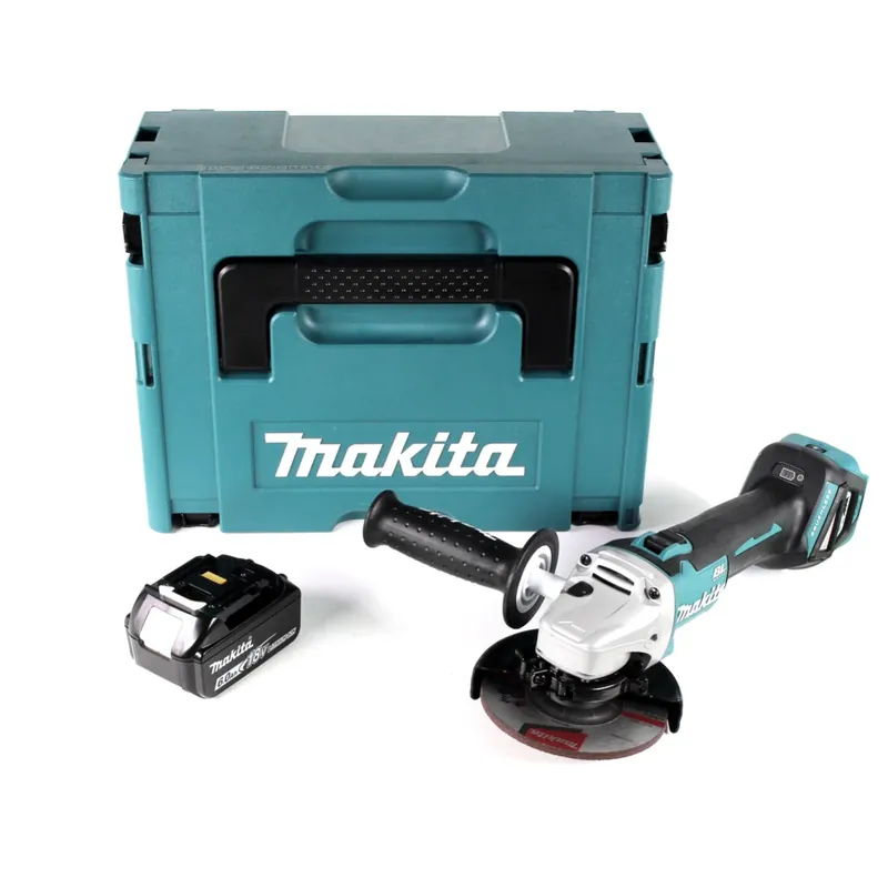 Highlight Makita DGA 511 G1J Akku Winkelschleifer 18V 125mm Brushless + 1x Akku 6,0Ah + Makpac - ohne Ladegerät