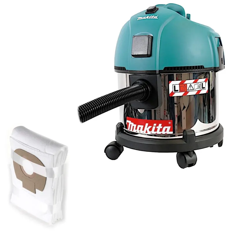 Preisreduziert Makita VC 2010 L 1100 W Staubsauger Klasse L + Filtersäcke Klasse L 5-er Pack