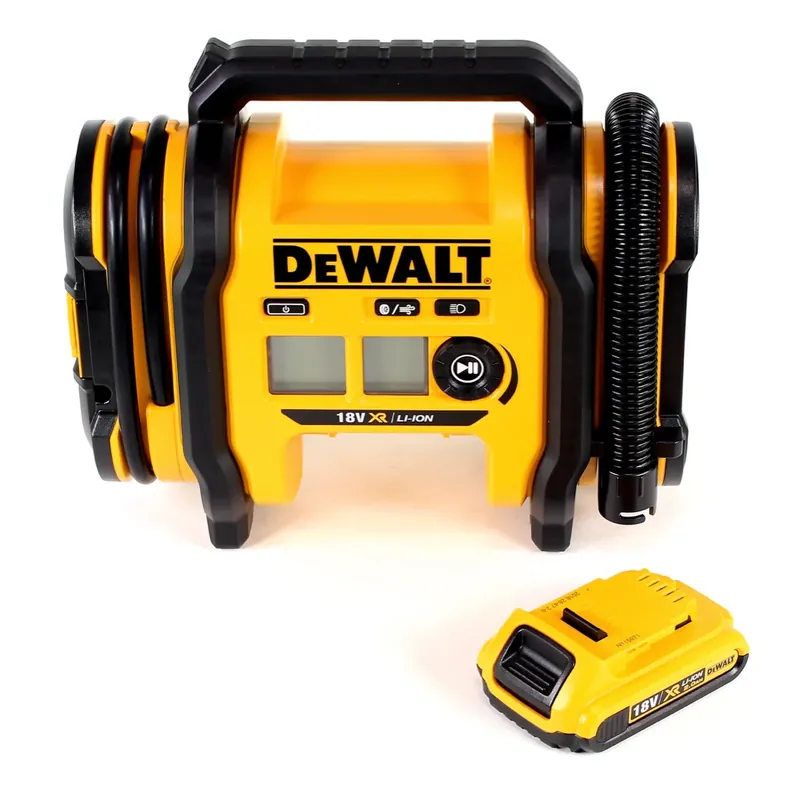 Sonderaktion DeWalt DCC 018 N Akku Luftkompressor 18V 11bar KFZ + 1x Akku 2,0Ah - ohne Ladegerät