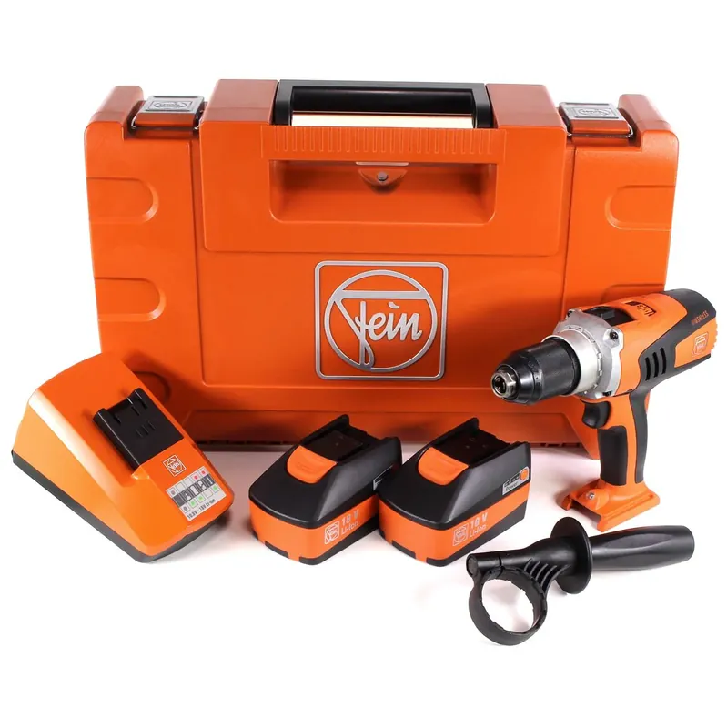 Markenware FEIN ASCM 18 Akku Bohschrauber 18 V Brushless im Koffer + 2x 5 Ah Akku + Schnellladegerät