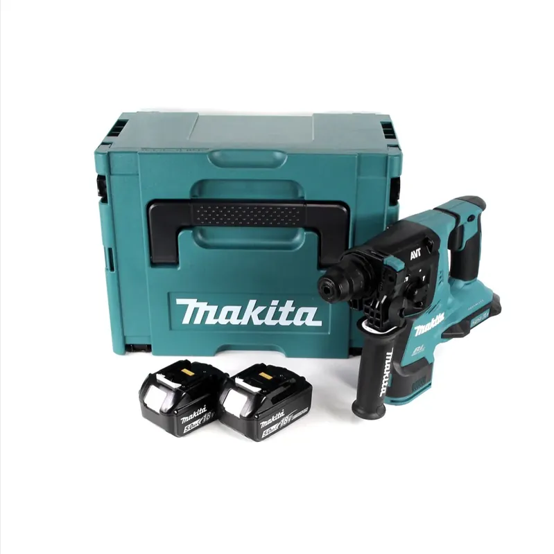 Makita DHR 280 TJ 2 x 18 V 36 V Li-Ion Akku Bohrhammer Brushless 28 mm für SDS-PLUS im Makpac + 2 x 5,0 Ah Akku - ohne Ladegerät Angebot