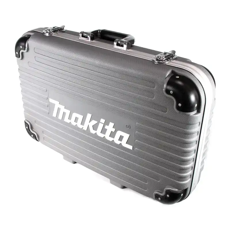 Makita Transport Werkzeug Koffer Hartschale silber abschließbar für BJV DJV 180, Akkus und Ladegerät Solange Der Vorrat Reicht