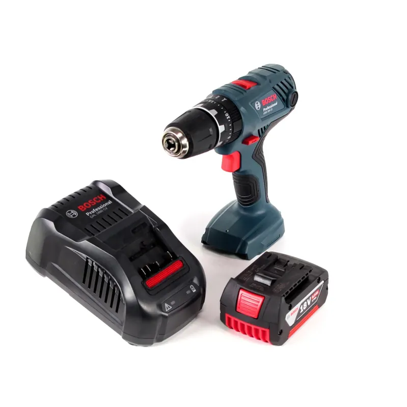 Wochenendangebot Bosch Professional GSB 18V-21 Akku Schlagbohrschrauber 18V 55Nm + 1x Akku 6,0Ah + Schnellladegerät