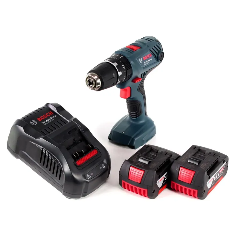 Bosch Professional GSB 18V-21 Akku Schlagbohrschrauber 18V 55Nm + 2x Akku 6,0Ah + Schnellladegerät Sofort Bestellen