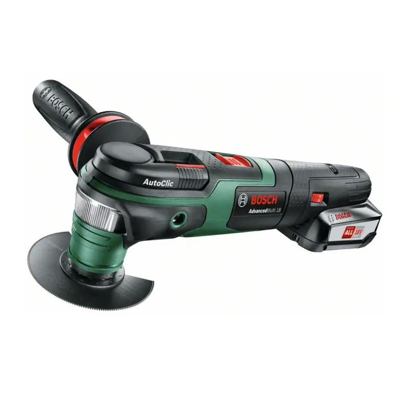 Bosch AdvancedMulti 18 V Akku Multifunktionswerkzeug mit AutoClic - im Transportkoffer + 1x 2,5 Ah Akku + 1x Ladegerät + Zubehör ( 0603104001 ) Neu Im Sortiment