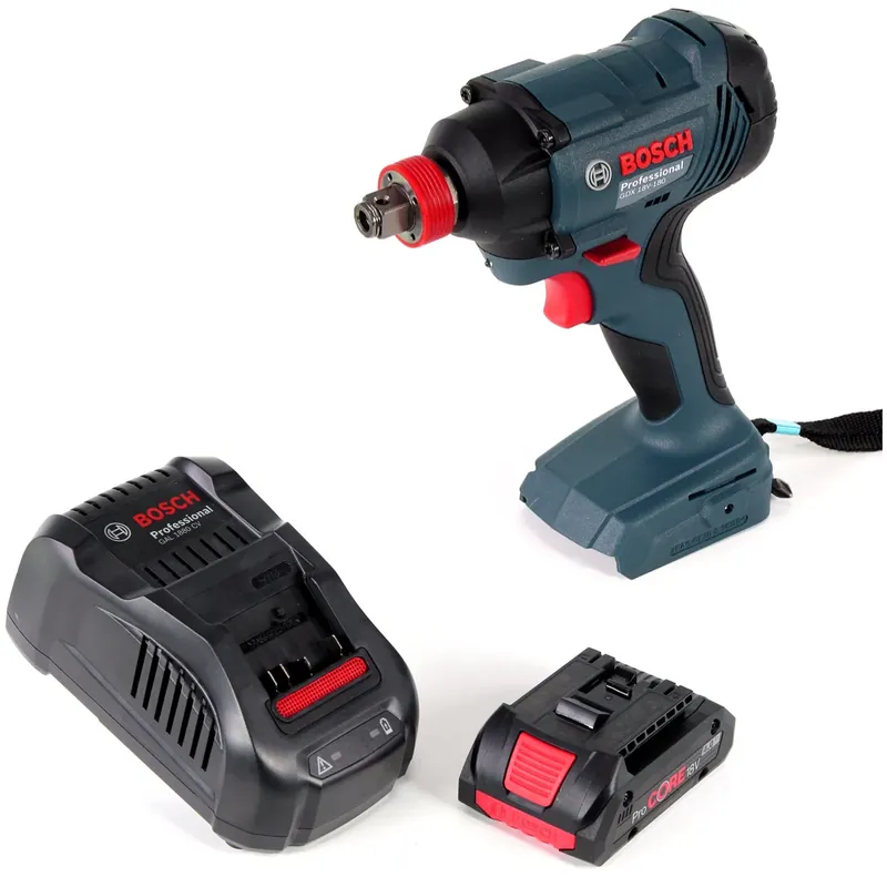 Preisknaller Bosch GDX 18 V-180 Li-Ion Akku Drehschlagschrauber + 1 x 4,0 Ah ProCore Akku + Ladegerät