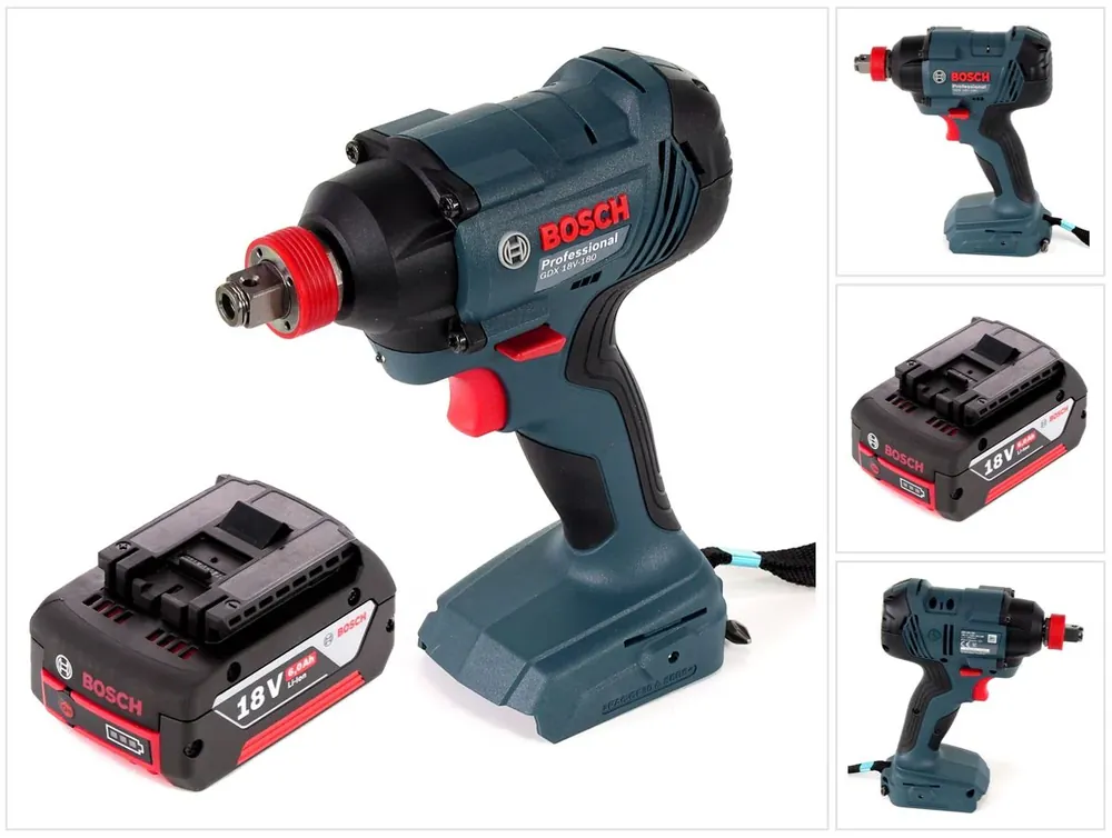 Rabatt Bosch GDX 18 V-180 Li-Ion Akku Drehschlagschrauber + 1 x 6,0 Ah Akku - ohne Ladegerät