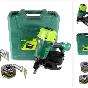 Sichere Zahlung Prebena 8XR-CNW90 Coilnagler Druckluftnagler Transportkoffer mit 10800 Coilnägeln