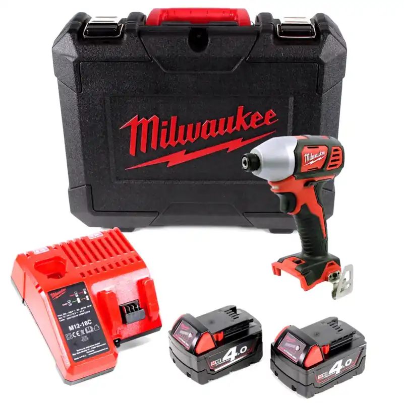 Milwaukee M18 BID-402 C 18 V Li-Ion Akku Schlagschrauber im Koffer + 2 x 4,0 Ah Akku + Ladegerät Angebot