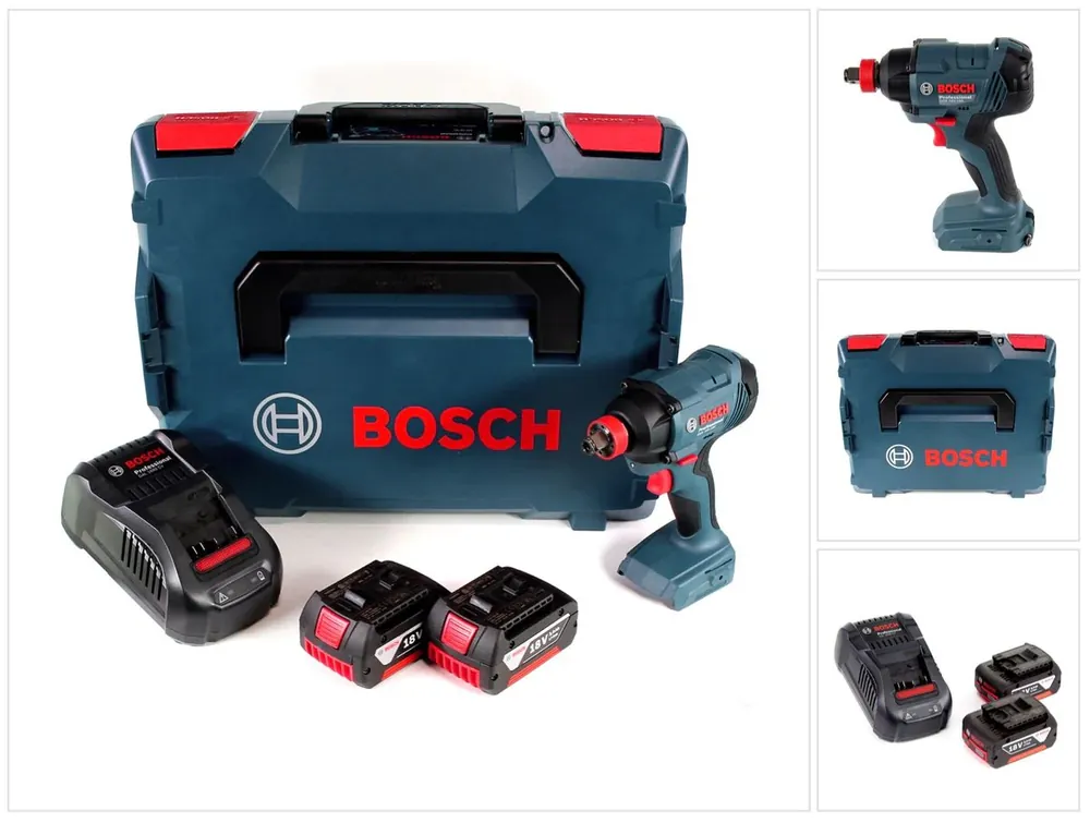 Bosch GDX 18 V-180 18 V Li-Ion Akku Drehschlagschrauber mit 180 Nm in L-Boxx + 2 x 3,0 Ah Akku + Ladegerät Super-Preis