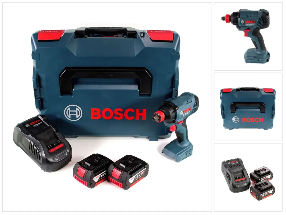 Bosch GDX 18 V-180 18 V Li-Ion Akku Drehschlagschrauber mit 180 Nm in L-Boxx + 2 x 6,0 Ah Akku + Ladegerät Sale