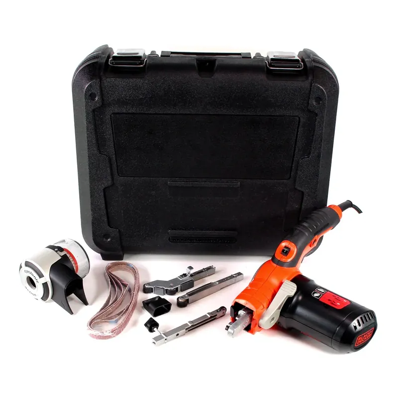Black & Decker KA902EK Hand Bandschleifer Feile 400 Watt 13 mm mit Drehzahlregulierung Versand Am Gleichen Tag