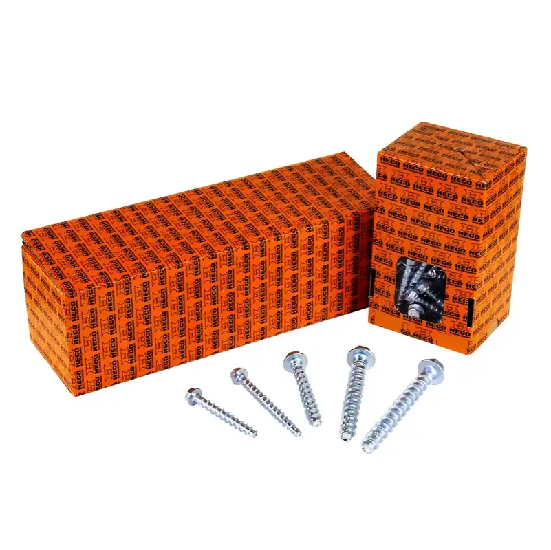 Ausverkauf HECO MULTI-MONTI-plus SS Betonschraube 10 x 80 mm 25 Stk. SW 13 Sechskantkopf verzinkt A2K ( 48403 )