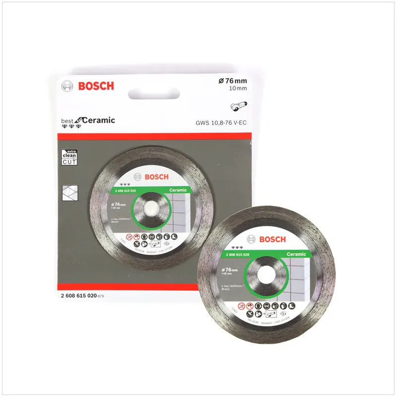 Neue Ware Bosch Trennscheibe Diamant für Ceramic 76 mm für GWS 10,8-76 / 12V-76 ( 2608615020 )