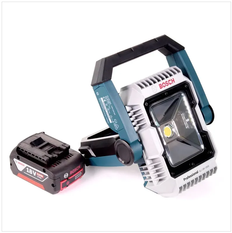 Sale Bosch GLI 18 V-1900 Akku Baustellen Lampe 18 V 1900 Lm + 1x Akku 5,0 Ah - ohne Ladegerät