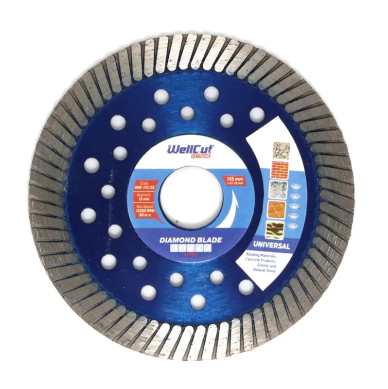 WellCut Diamant Trennscheibe 115x22,2mm Universal turbo ( 888 - 115 / 22 ) Online Kaufen