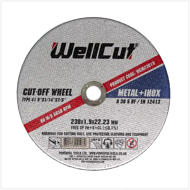 WellCut WCM 23019 - 25 Stück Trennscheiben 230 mm für Metalle Aktuell