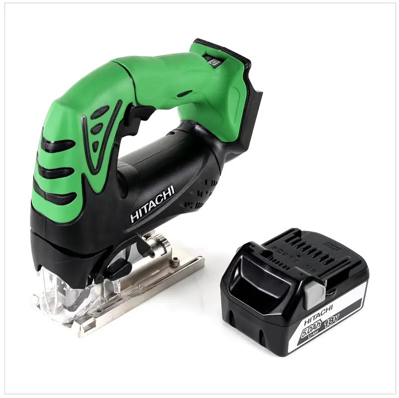 Top-Angebot Hitachi CJ 18 DSL 18 Volt Li-Ion Akku Stichsäge Solo + Hitachi BSL 1850 18 V 5,0 Ah / 5000 mAh Li-Ion Akku, ohne Ladegerät