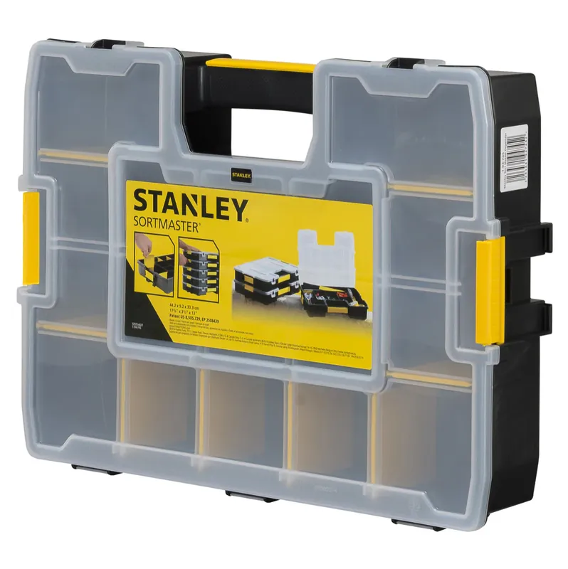 Kracherpreis Stanley Organizer Sortmaster Werkzeugkoffer 43x9x33cm mit 17 Fächern ( 1-94-745 )