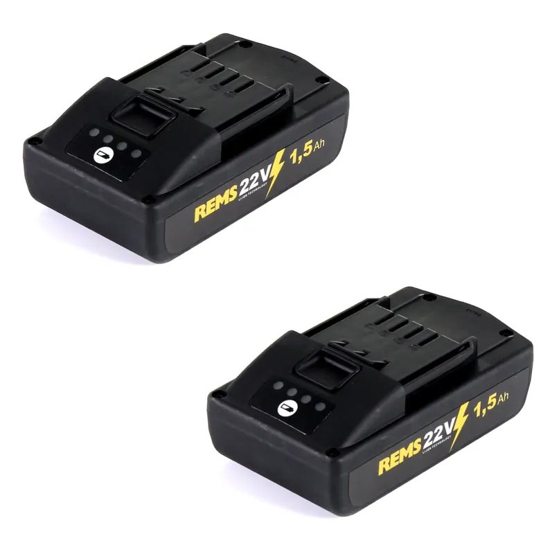 Heißes Angebot REMS Akku Set 21,6V (22V max) mit 2x Akku 1,5Ah ( 571570 R22 )