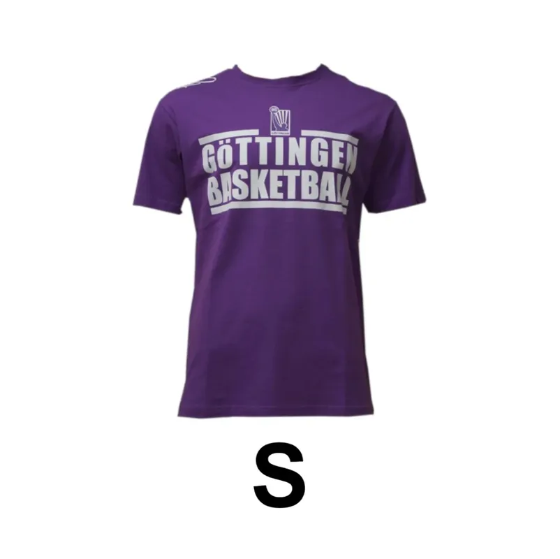 Basketball T-Shirt Göttingen BG Veilchen Größe S Lila 100% Baumwolle K1X Solange Der Vorrat Reicht