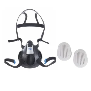 Nur Für Kurze Zeit Dräger X-plore 3500 S Atemschutz Maske Halbmaske für Bajonettfilter Größe S + X-plore Kombinationsfilter Bajonett ( 6738817 ) A1B1E1K1 Hg P3 R D