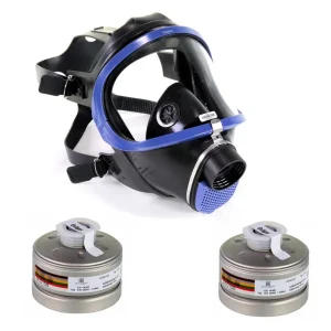 Sofort Bestellen Dräger X-plore 6300 Atemschutzvollmaske ( R55800 ) EN 148-1 / EN 136 Klasse 2 + 2x X-plore Rd40 Atemschutzfilter A2B2E2K2 Hg P3 R D ( 6738797 )