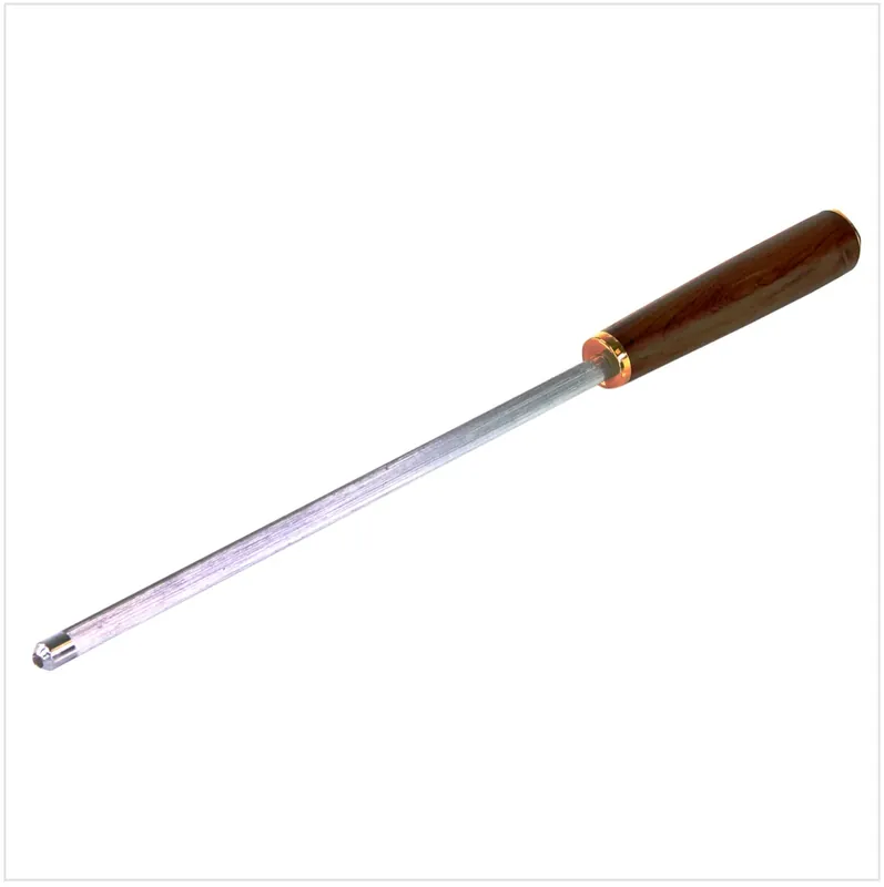 Serra Grande "Chaira" traditioneller brasilianischer Messerschärfer handgeschmiedet 25,4 cm mit rundem Griff Sonderangebot