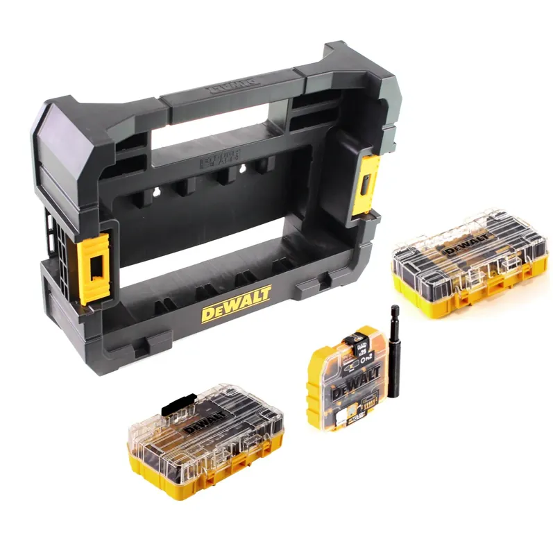 DeWalt DT 70716 TSTAK CADDY Box für 5x ToughCases und 4x Tac Tac Box + Bit und Steinbohrer FlexTorq Set 75-tlg. Nur Heute
