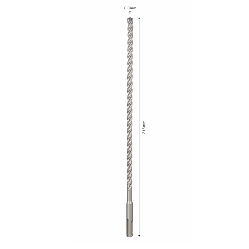 Saisonangebot Bosch Hammerbohrer SDS-plus 7X Bohrer 8x250x315mm Carbide ( 2608576134 ) PGM zertifiziert