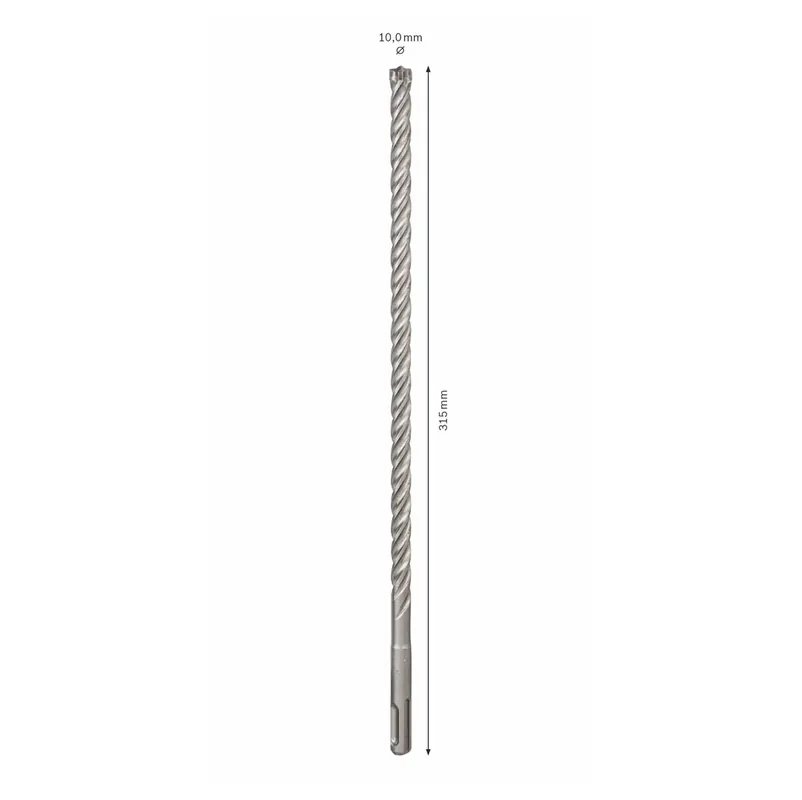 Bosch Hammerbohrer SDS-plus 7X Bohrer 10x250x315mm Carbide ( 2608576143 ) PGM zertifiziert Neue Ware