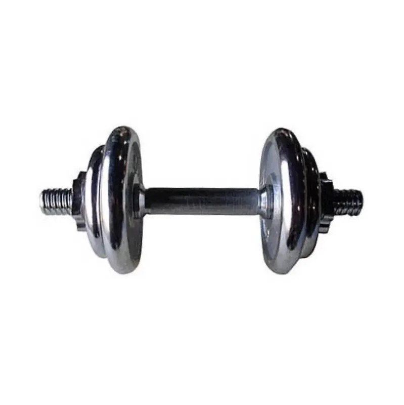 inSPORTline Kurzhantel Set 10kg Gusseisen Hantelset Chrom 1x Kurzhantelstange + 2x Gewicht 2,5 kg + 2x Gewicht 1,25 kg YLDS13 Meistverkauft