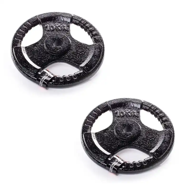 Markenware VirosPro Sports 2x Hantelscheiben Guss Eisen 10,0 kg