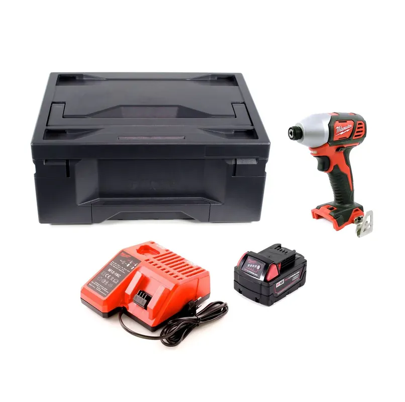 Milwaukee M18 BID-301M Akku Schlagschrauber 18V 180Nm 1/4" + 1x Akku 3,0Ah + Ladegerät + M-Box Top-Preis