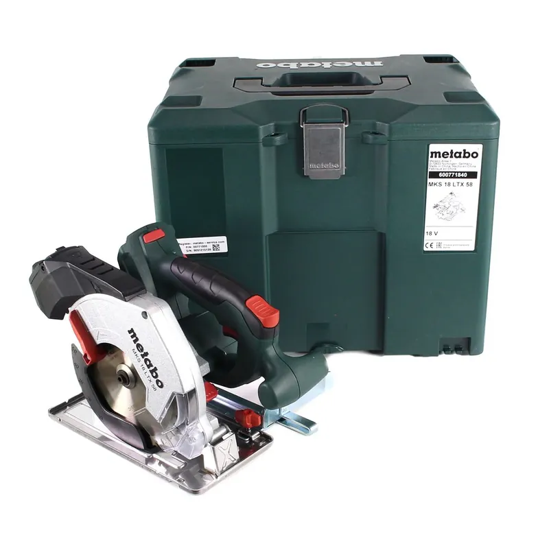 Meistverkauft Metabo MKS 18 LTX 58 Akku Metall Handkreissäge 18V 165 mm Solo ( 600771840 ) + MetaLoc - ohne Akku, ohne Ladegerät