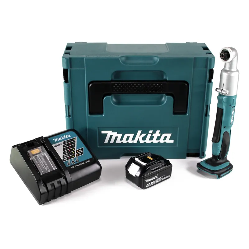 Makita DTL 061 RT1J Akku Winkelschlagschrauber 18V 1/4" 60Nm + 1x Akku 5,0Ah + Ladegerät + Makpac Super-Preis