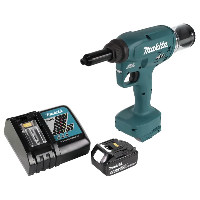 Makita DRV 250 RT1 Akku Blindnietsetzgerät 18V 20kN Brushless + 1x Akku 5,0Ah + Ladegerät Online Kaufen