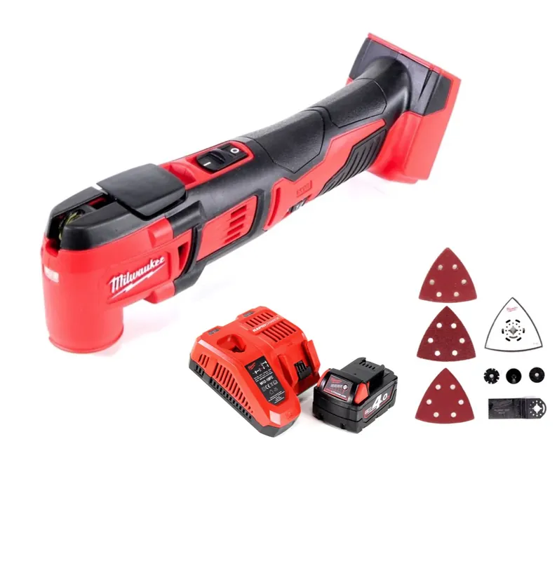 Milwaukee M18 BMT-401 Akku Multifunktionswerkzeug 18 V + 1x Akku 4,0 Ah + Ladegerät Neu Im Sortiment