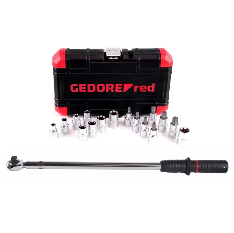 Rabatt Facom S.208-340 Drehmomentschluessel 1/2" 60 - 340Nm + 16tlg. Steckschlüssel Satz 1/2" ( R68003016 )