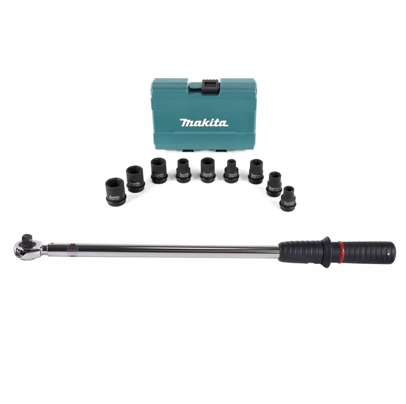Facom S.208-340 Drehmomentschluessel 1/2" 60 - 340Nm + 9tlg. Steckschlüssel Nuss Set 1/2" ( B-66232 ) Angebot
