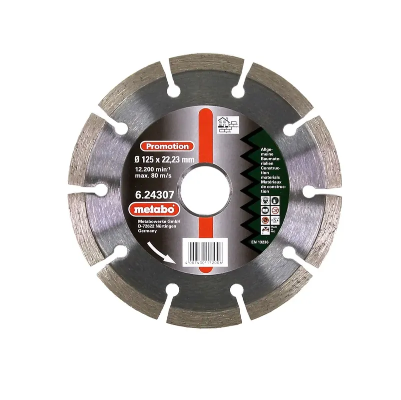Schnäppchen Metabo SP-U Diamanttrennscheibe Universal SP 125x22,23 mm ( 624307000 ) für Winkelschleifer