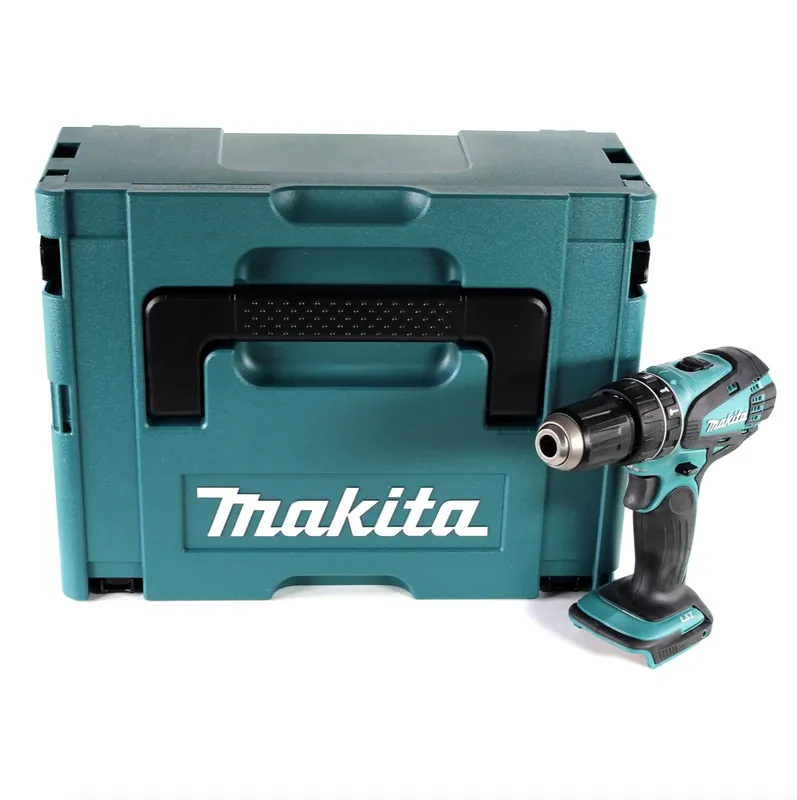 Makita DHP 456 ZJ Akku Schlagbohrschrauber 18 V 50 Nm + Makpac - ohne Akku, ohne Ladegerät Preisknaller