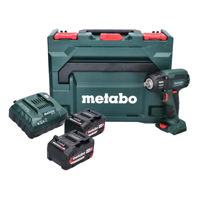 Metabo SSW 18 LTX 400 BL Akku Schlagschrauber 18 V 400 Nm 1/2" Brushless + 2x Akku 4,0 Ah + Ladegerät + metaBOX Jetzt Bestellen