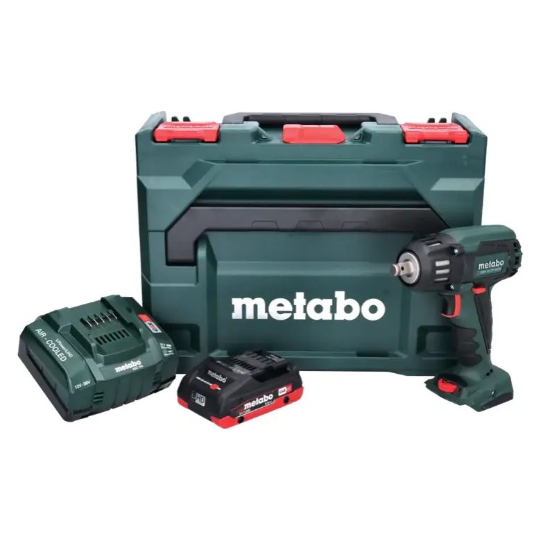 Metabo SSW 18 LTX 400 BL Akku Schlagschrauber 18 V 400 Nm 1/2" Brushless + 1x Akku 4,0 Ah + Ladegerät + metaBOX Ausverkauf