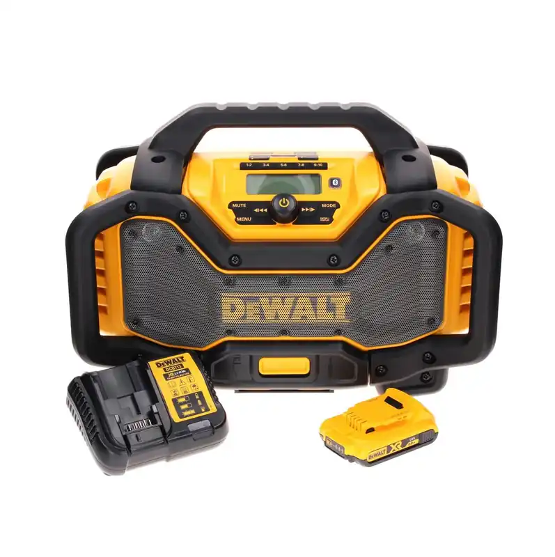 Markenprodukt DeWalt DCR 027 D1 Akku Radio DAB+ 10,8-18,0 V + 1x Akku 2,0 Ah + Ladegerät