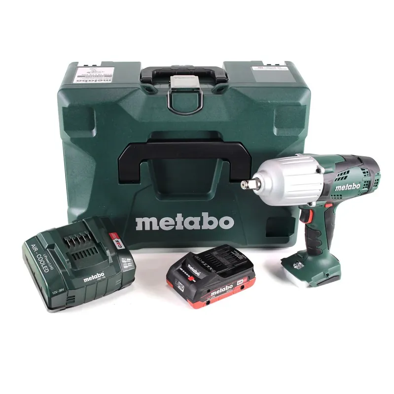 Preis Gesenkt Metabo SSW 18 LTX 600 Akku Schlagschrauber 18 V 600 Nm 1/2" + 1x LiHD Akku 4,0 Ah + Ladegerät + MetaLoc