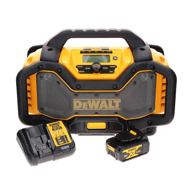 Sichere Zahlung DeWalt DCR 027 M1 Akku Radio DAB+ 10,8-18,0 V + 1x Akku 4,0 Ah + Ladegerät