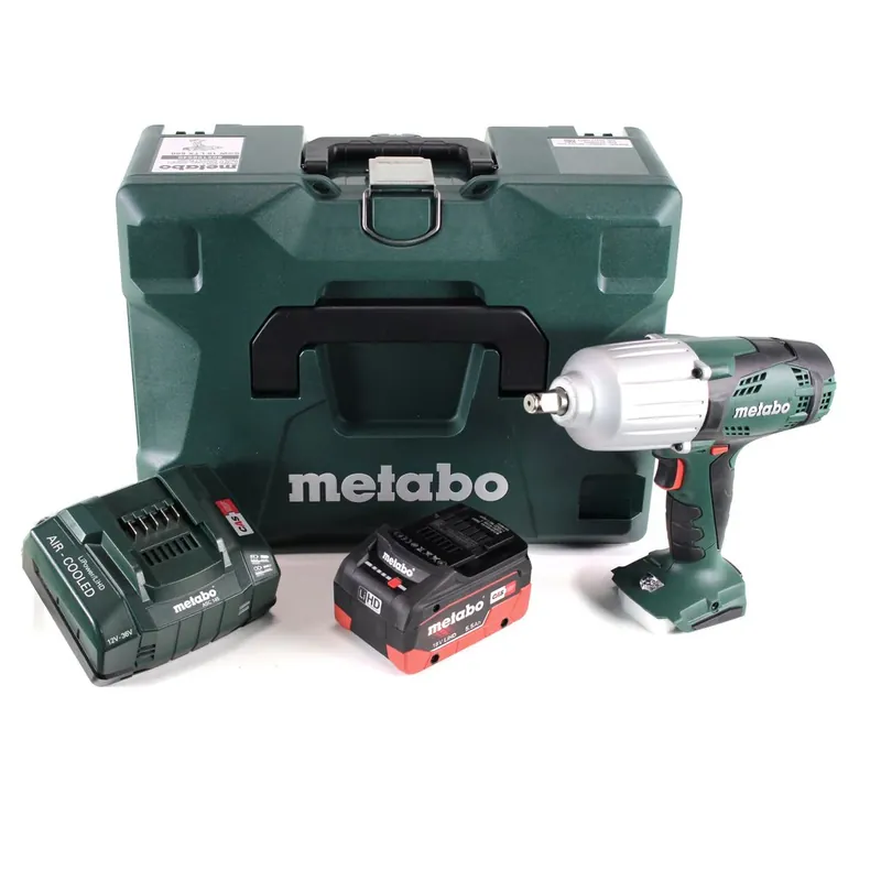 Nur Heute Metabo SSW 18 LTX 600 Akku Schlagschrauber 18 V 600 Nm 1/2" + 1x LiHD Akku 5,5 Ah + Ladegerät + MetaLoc
